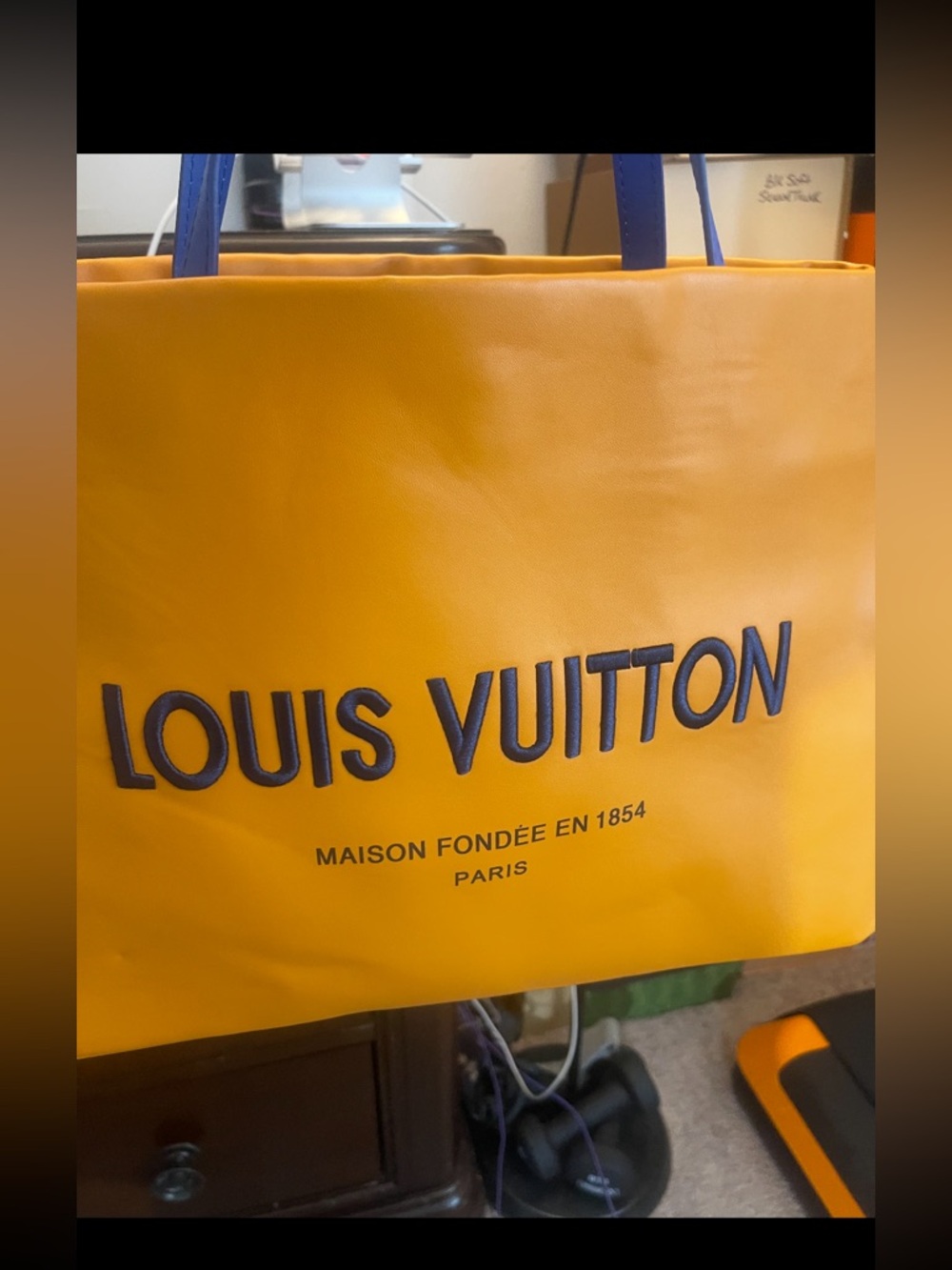 Med Tote W/ Embroidered Letters💙